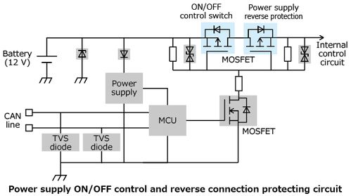 有助于降低车载设备功耗的 60V P沟道功率MOSFET的产品线扩展